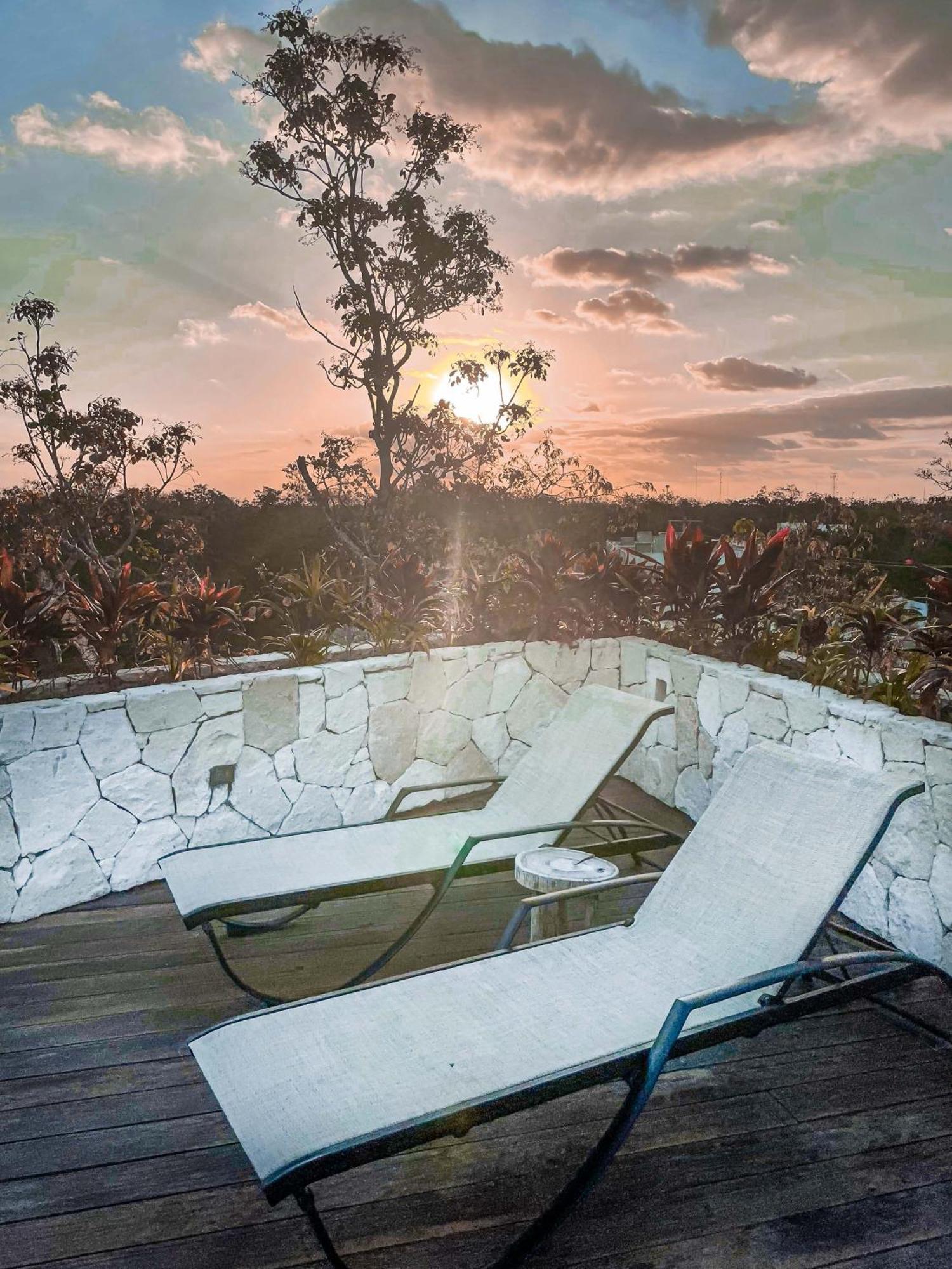 Jungle Boho Designer Apart 11 W50 Off Access Hotel Bardo Tulum Bagian luar foto